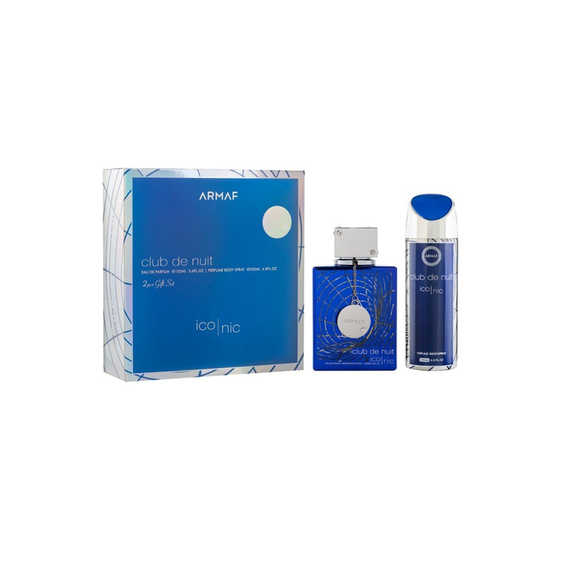 Presentation1 Armaf Club de Nuit Blue Iconic Gift Set (2 Pieces) - Image 1