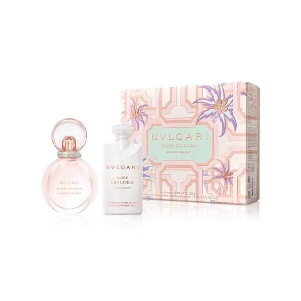 Bulgari Rose Goldea Blossom Delight 50ml EDP Spray / 75ml Moisturizing Body Lotion