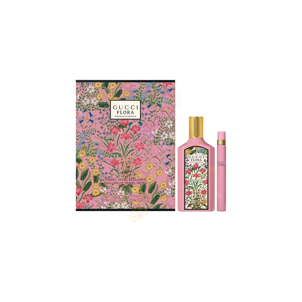 Presentation1 Gucci Flora Gorgeous Gardenia 100ml EDP Spray / 10ml EDP Spray - Image 1