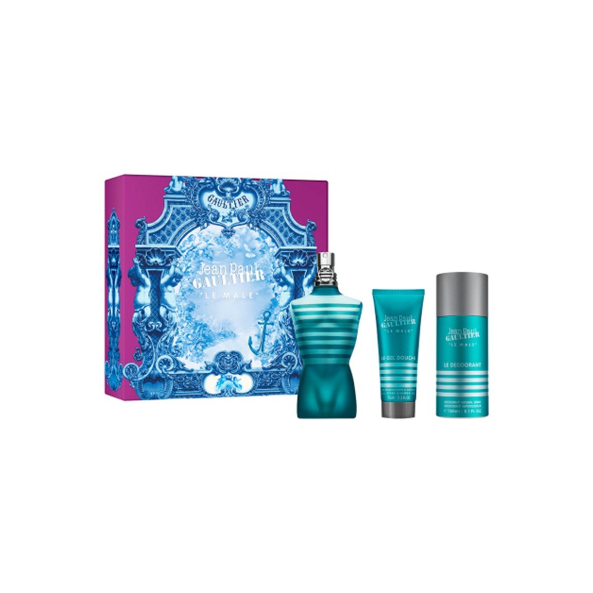 Presentation1 Sinabi ng Gemini Jean Paul Gaultier Le Male (3-Piece Luxury Gift Set) - Image 1