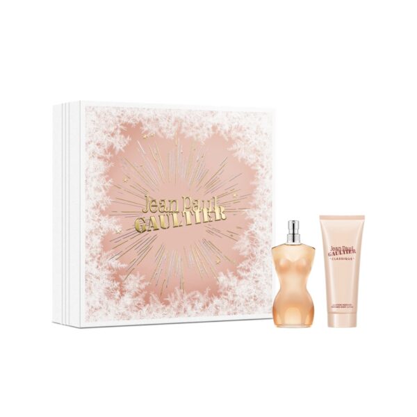 Jean Paul Gaultier Classique 50ml EDT Spray / 75ml Body Lotion Gift Set