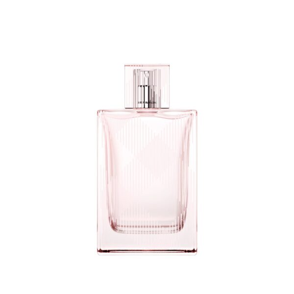 Burberry Brit Sheer Eau de Toilette 50ml pink check-embossed bottle, front view