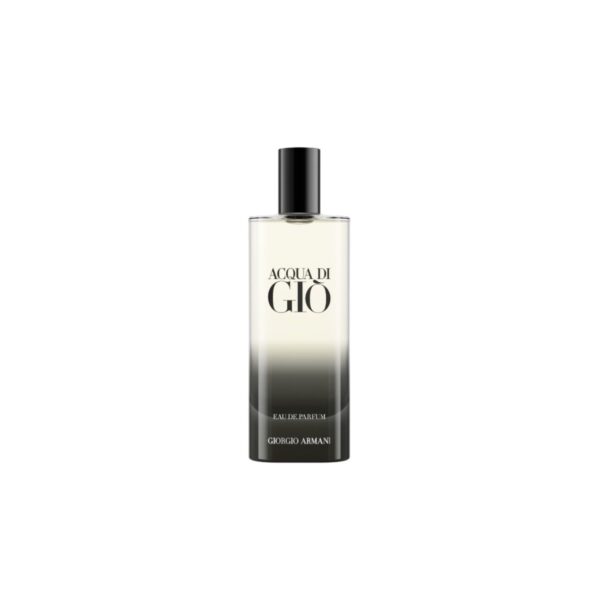 Giorgio Armani Acqua di Gio Eau de Parfum 15ml travel spray bottle, front view