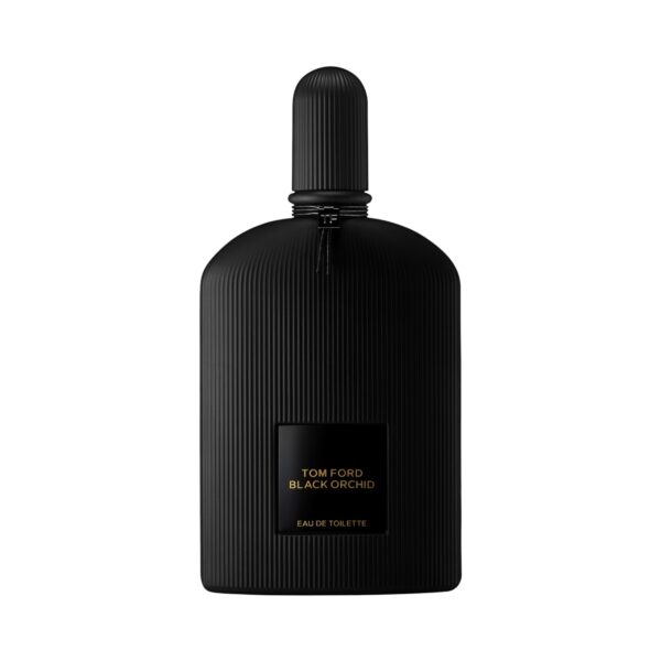 Tom Ford Black Orchid Eau de Toilette 100ml black ribbed bottle, front view